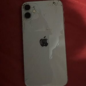 iphone 11 back is cracked phone works perfectly holds any carrier.